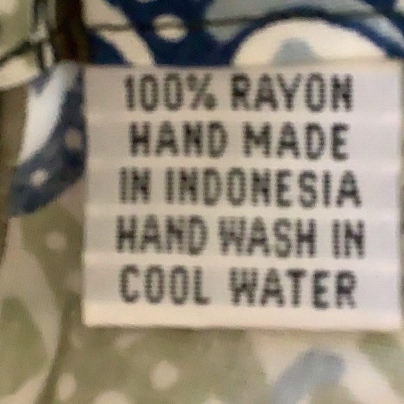 Printed 100% Rayon Size S/M Wrap Around Toe Waist Skirt. - Picture 4 of 4